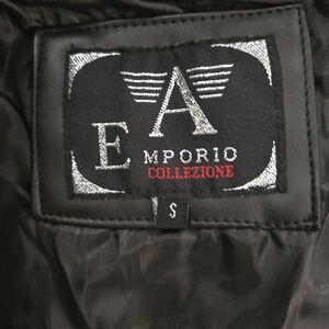 Emporio Armani Black Leather Jacket